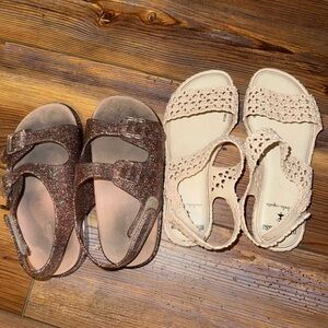 2 pairs of Mini Melissa sandals!